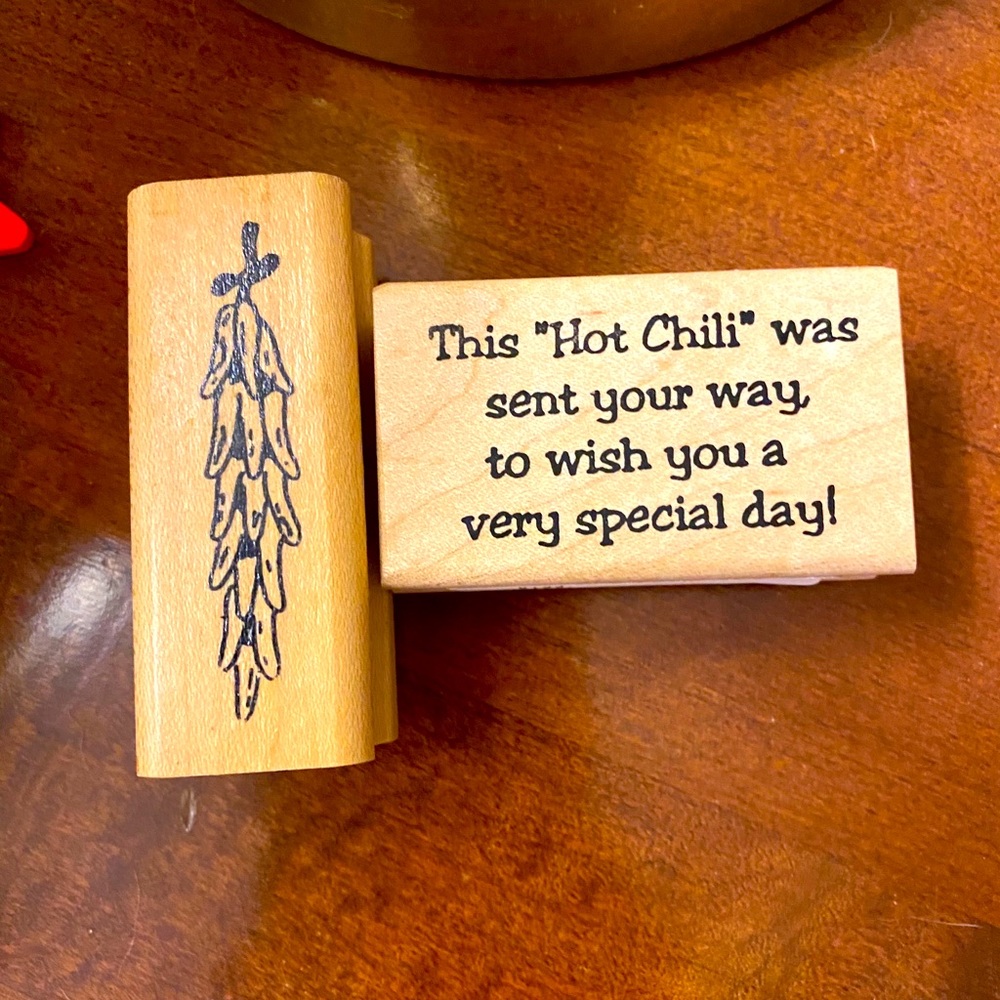 Wooden Rubber Stamps